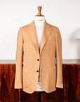 Caruso Butterfly Jacket Super 130's Hopsack Beige