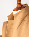 Caruso Butterfly Jacket Super 130's Hopsack Beige