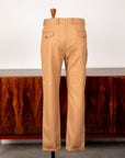 Caruso Pantaloni Super 130's Wool Hopsack Beige