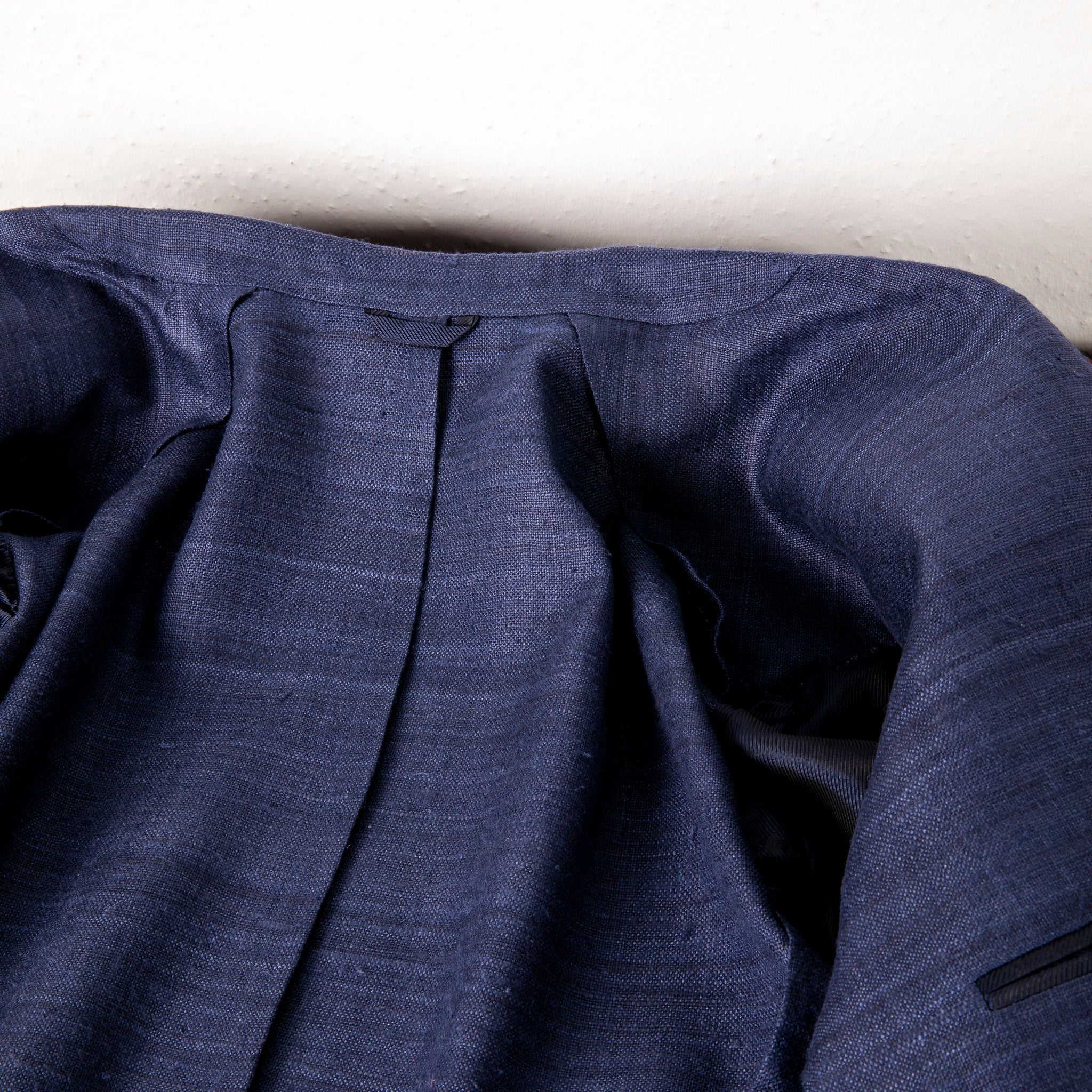 De Petrillo Posillipo Jacket Pure Silk Blue