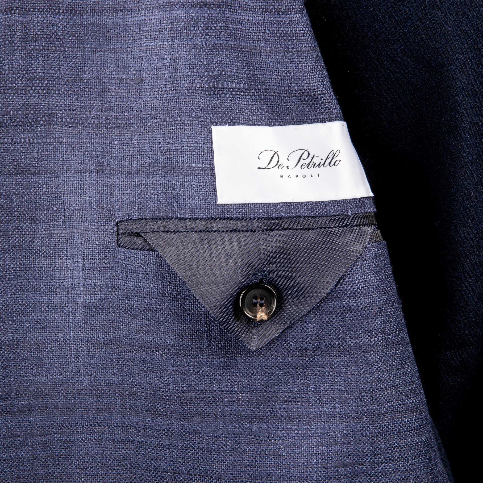 De Petrillo Posillipo Jacket Pure Silk Blue