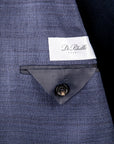 De Petrillo Posillipo Jacket Pure Silk Blue