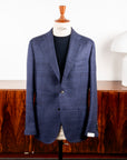 De Petrillo Posillipo Jacket Pure Silk Blue