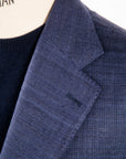 De Petrillo Posillipo Jacket Pure Silk Blue