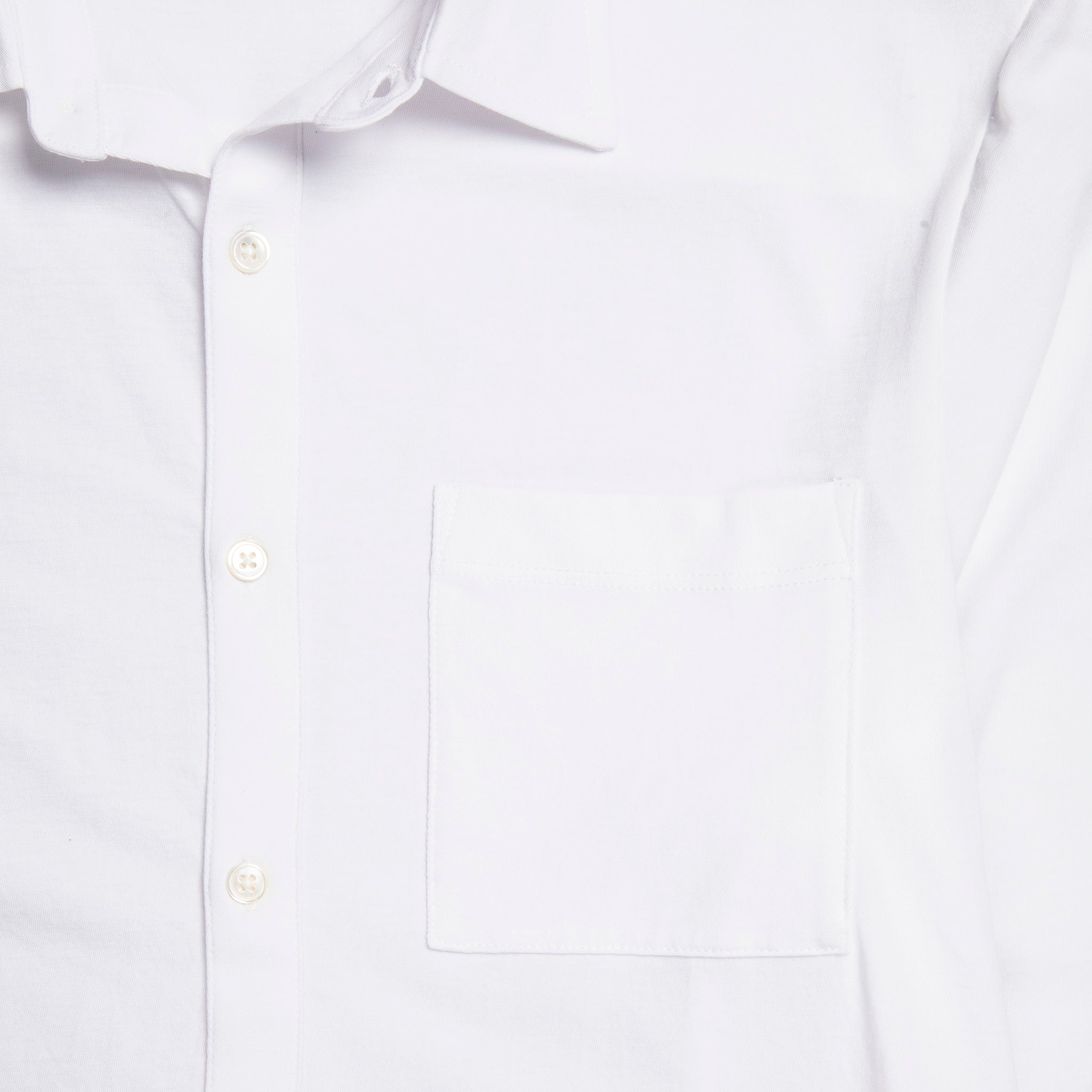 James Perse Clean Finish Jersey Shirt White