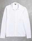 James Perse Clean Finish Jersey Shirt White