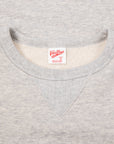 Velva Sheen Loopwheeler Crew Neck Sweat Heather Grey