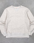 Velva Sheen Loopwheeler Crew Neck Sweat Heather Grey