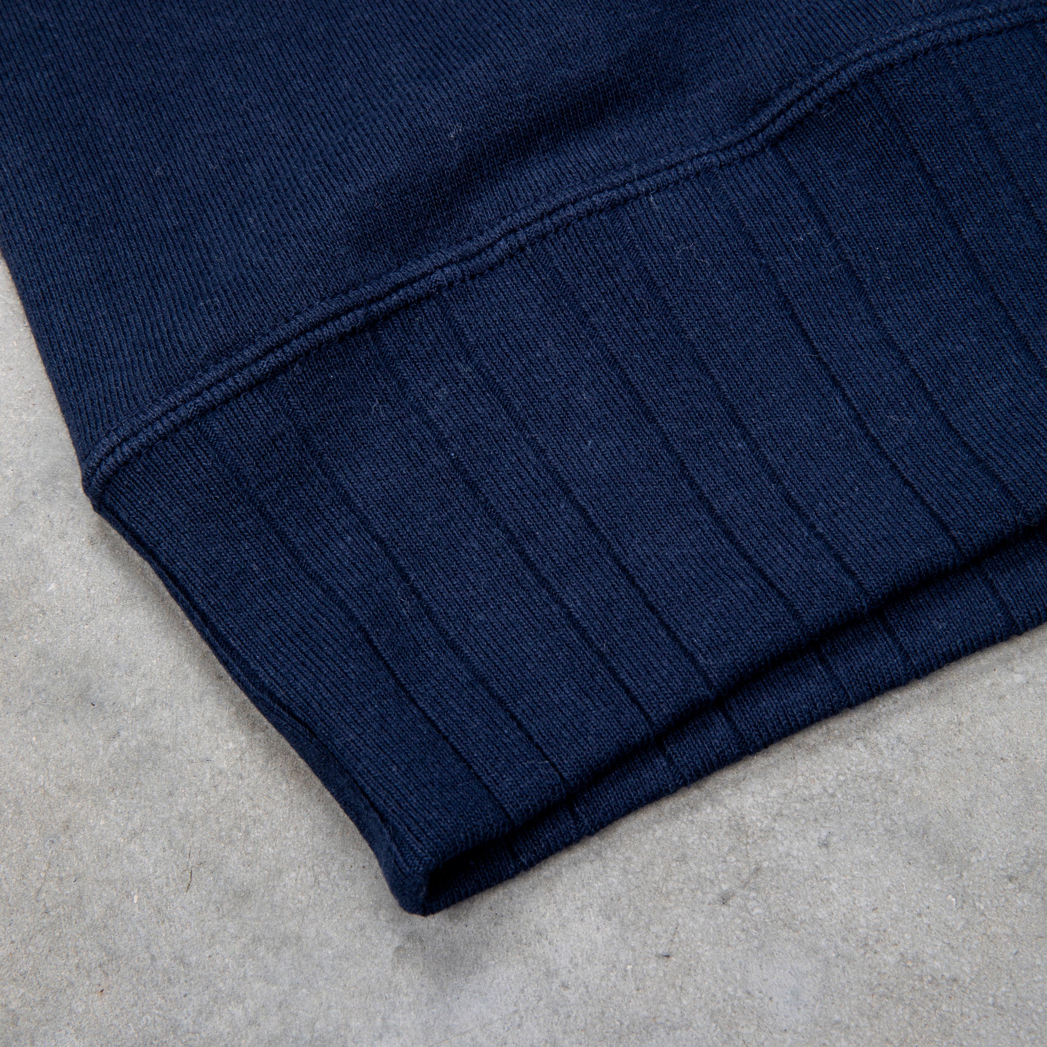 Velva Sheen Loopwheeler Crew Neck Sweat Navy