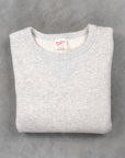 Velva Sheen Loopwheeler Crew Neck Sweat Heather Grey