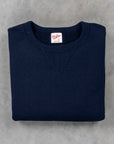 Velva Sheen Loopwheeler Crew Neck Sweat Navy