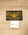 The Real McCoy's Cotton Shirt (Modify) Khaki