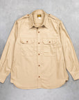 The Real McCoy's Cotton Shirt (Modify) Khaki