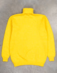 Laurence J. Smith Super Soft Seamless Roll Neck Pullover Lemon Zest