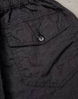 Remi Relief Linen Shorts Black