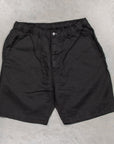 Remi Relief Linen Shorts Black