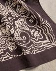 RRL Peyton Ranch Logo Bandana Black