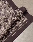 RRL Peyton Ranch Logo Bandana Black