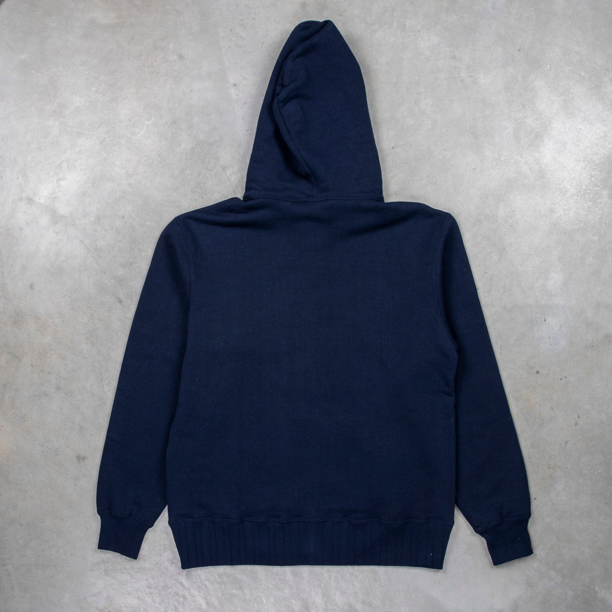 Velva Sheen Loopwheeler Zip-up Hoodie Navy