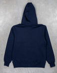 Velva Sheen Loopwheeler Zip-up Hoodie Navy