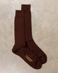 Frans Boone Socks Mako Cotone Marrone