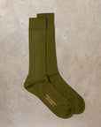 Frans Boone Socks Mako Cotone Oliva