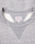 The Real McCoys Athletic 10 Oz Loopwheel Sweatshirt Gray