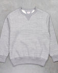 The Real McCoys Athletic 10 Oz Loopwheel Sweatshirt Gray