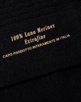 Frans Boone Socks Pura Lana Merinos Extrafine Nero