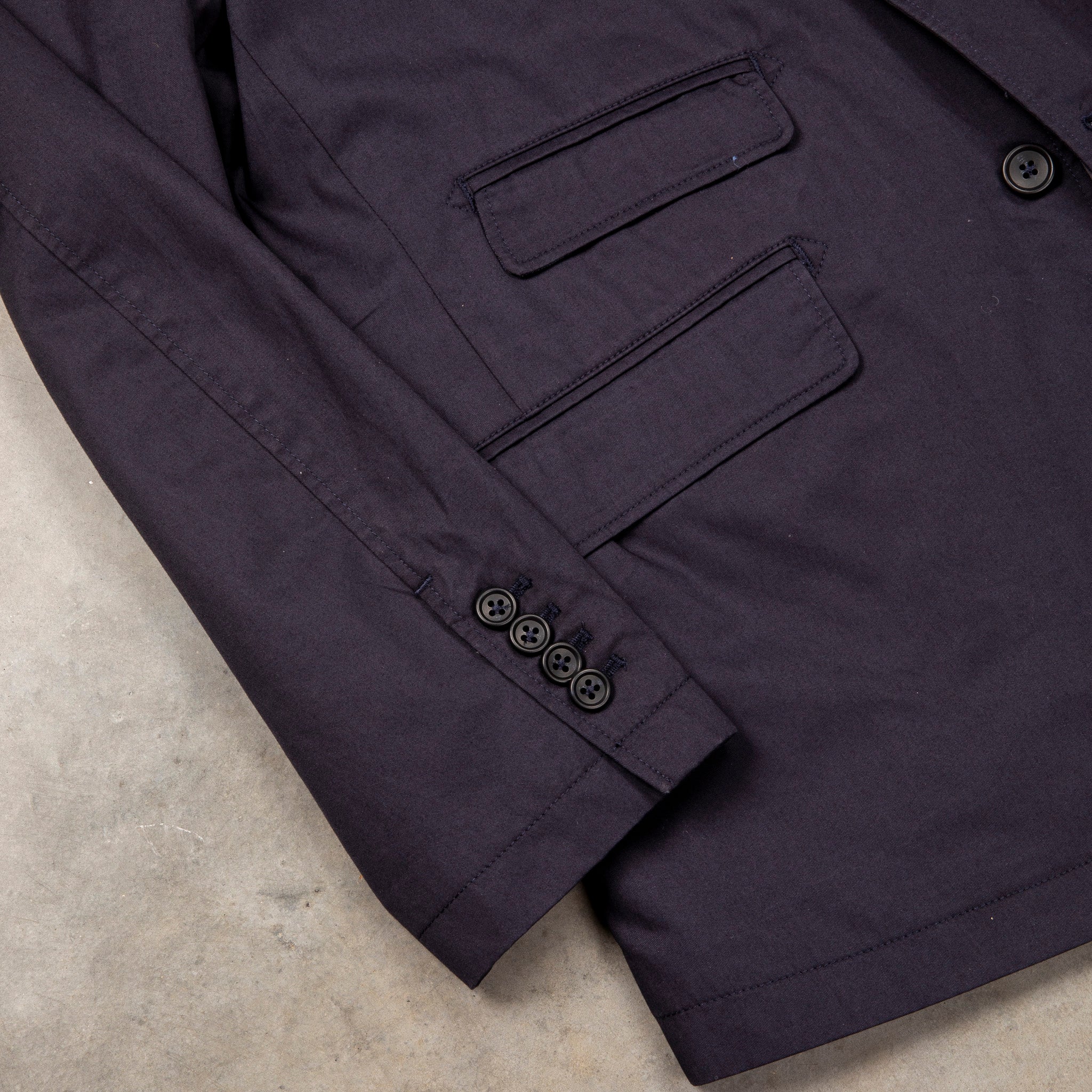 Engineered Garments Andover Jacket Dark Navy Highcount Twill