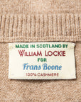 William Lockie Oxton Cashmere V-Neck Sesamo