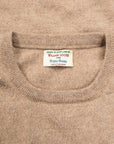 William Lockie Oxton Cashmere Crew Neck Sesamo