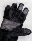 And Wander High Loft Fleece Gloves Black