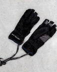 And Wander High Loft Fleece Gloves Black