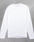 James Perse Brushed Lotus L/S Tee Crew Neck White