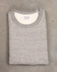 The Real McCoy's 9 Oz. Loopwheel Raglan Sweatshirt Gray