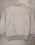 The Real McCoy's 9 Oz. Loopwheel Raglan Sweatshirt Gray