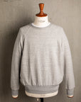 The Real McCoy's 9 Oz. Loopwheel Raglan Sweatshirt Gray