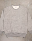 The Real McCoy's 9 Oz. Loopwheel Raglan Sweatshirt Gray