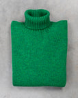 Laurence J. Smith Super Soft Seamless Roll Neck Pullover Clover