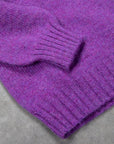 Laurence J. Smith Super Soft Seamless Roll Neck Pullover New Amethyst