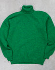 Laurence J. Smith Super Soft Seamless Roll Neck Pullover Clover