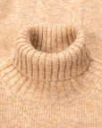 Laurence J. Smith Super Soft Seamless Roll Neck Pullover Tusk