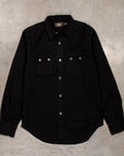 RRL Sawtooth Western Denim Shirt Black