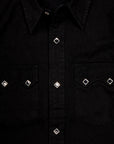 RRL Sawtooth Western Denim Shirt Black