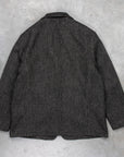 OrSlow Relaxed Fit Harris Tweed Jacket Black