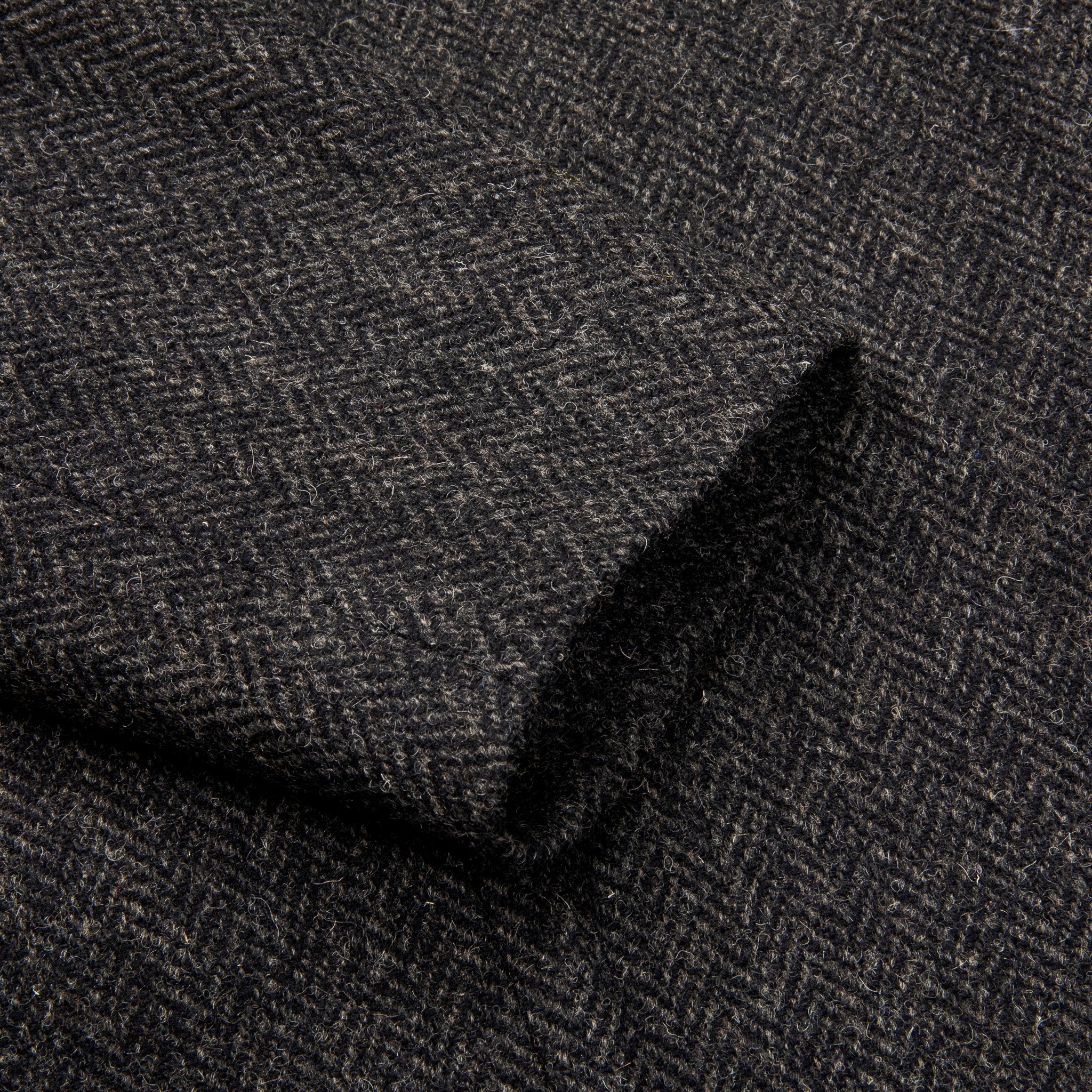 OrSlow Relaxed Fit Harris Tweed Jacket Black