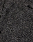 OrSlow Relaxed Fit Harris Tweed Jacket Black