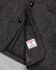 OrSlow Relaxed Fit Harris Tweed Jacket Black