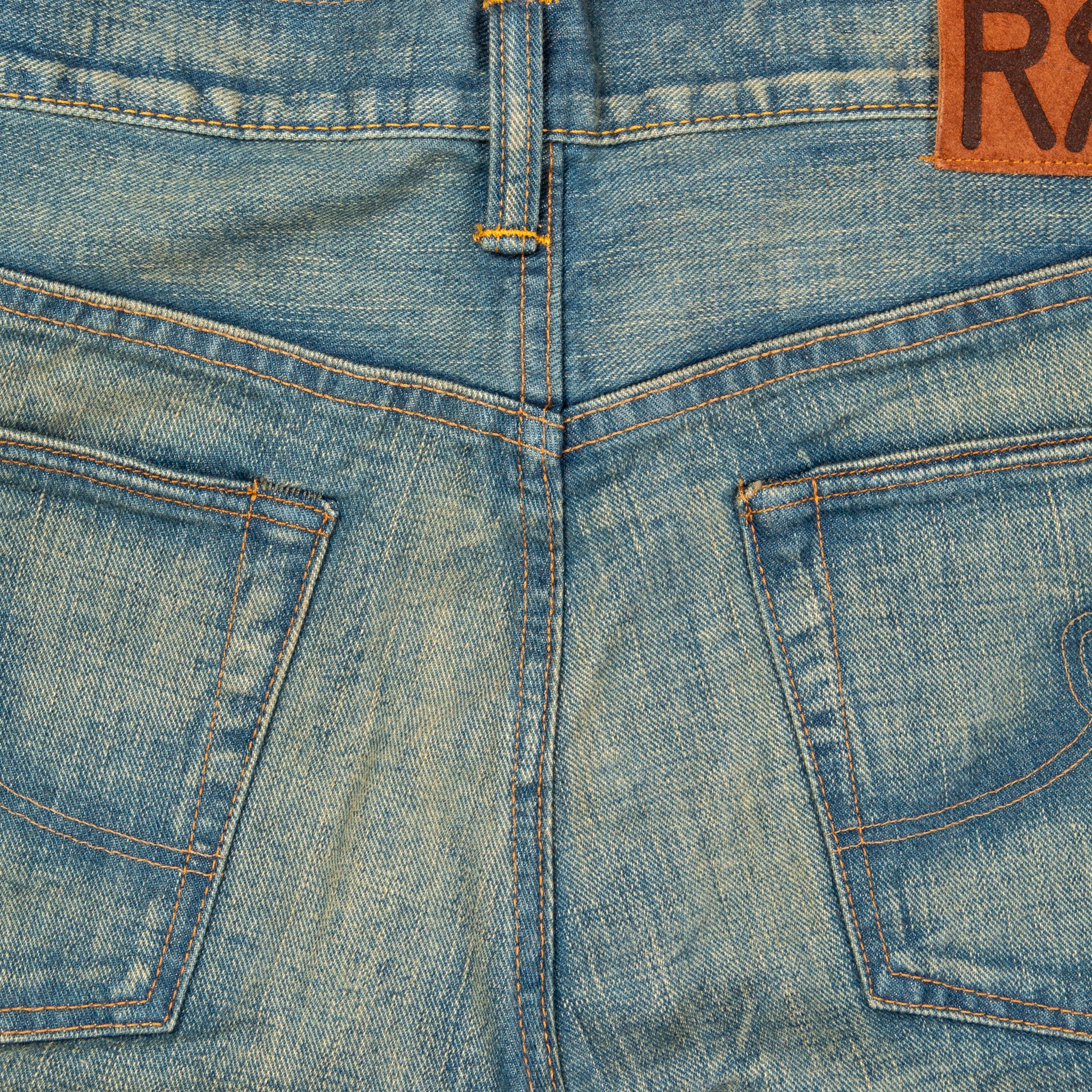 RRL Straight Leg Jeans Milner Wash